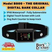 BD800 DIGITAL *SAFE FOR SWIMMING *Beep+Vibration+Static *Bark Counter *Automatic