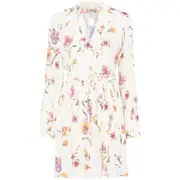 [Twinset] Twinset Floral-print Mini Dress 42 IT WHITE