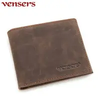 在飛比找樂天市場購物網優惠-【vensers】小牛皮潮流個性皮夾~ 短夾多卡位 素色短夾