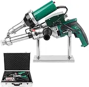 1600W Hand Extrusion Welder Gun, Plastic Handheld Extruder Welding Gun, 50-380℃ Hot Air Plastic Welder Gun, PP HDPE LDPE Pipe Welding Machine, for Pipe Fabrication & Repair/Plastic Water Tanks