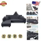 Durable L-Shaped Sofa Slipcovers with Pillow Covers - Perfect for Pets and Kids