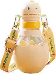 Milk Sippy Cup | Leak-Proof Cartoon Drinking Bottle | Cute Sippy Cup | Cute Reusable Drinking Bottle | Colorful Children Drinkware | Portable Milk Sippy Cup for Travel