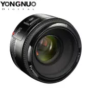 YONGNUO YN50mm F1.8 Auto Focus Full Frame Lens for Canon EF DSLR Camera