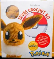 Pokemon Crochet Eevee Kit-All You Need To Make Eevee + Pattern Book For 5 Others