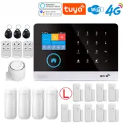 4G Home WiFi Intelligent Alarm System, Home Wireless Security Device, Controlled