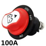 100A MINI PANEL MOUNT BATTERY ISOLATOR SWITCH KIT 12-32V CAR MARINE BLR
