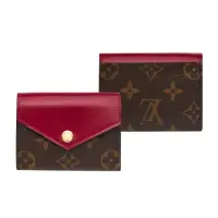 在飛比找momo購物網優惠-【Louis Vuitton 路易威登】LV 經典花紋三折零