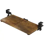BONTEC Small Keyboard Tray Under Desk, Pull Out Keyboard and Mouse Tray with
