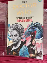 Doctor who The Eaters Of Light .Fires Of Pompeii Signed Books