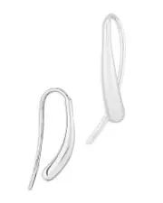Bloomingdale's Fine Collection Wire Drop Earrings in 14K White Gold