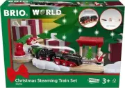 BRIO Christmas Steaming Train Set 36014 Electric Vehicles Toy Wooden Rail Japan