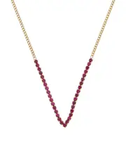 Meshmerise 18K Over Silver 2.00 ct. tw. Purple Amethyst Necklace