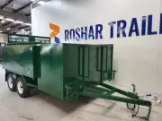 LAWN MOWING TRAILER 8X6'6" 2.8T GVM WITH FRONT MOWER BOX & WHIPPER SNIPPER RACK