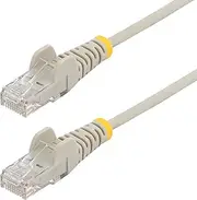 StarTech.com N6PAT200CMGRS Snagless Slim CAT6 Patch Cable, Grey, 2 Meter