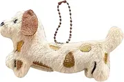 Générique Keychain Plush, Dachshund Plush Keychain, Blend Material, Stuffed Puppy Cartoon Keyring, Soft Backpack Decoration For Classroom Graduation Birthday Gift, 4 Inches, Brown, 1 Piece