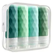 Leak Proof Travel Bottles Set Bpa Free Toiletry Containers for Easy Packing