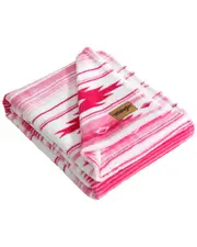 Wrangler Coyote Sands Ultra Soft Plush Fleece-Reversible Throw Blanket 50" x 60" Pink