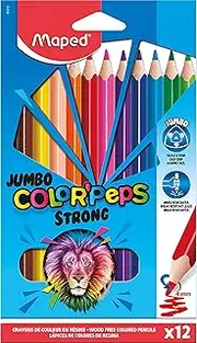 Maped - ergonomic triangular coloured pencils, colouring pencils, coloured pencils, strong mini - particularly stable lead.