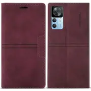 For Xiaomi 12t 5g / 12t Pro 5g / Redmi K50 Ultra 5g Pu Leather Phone Stand Case Anti-scratch Magnetic Auto Closing Wallet Cover