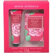 Aroma Ambiance Floral Garden Hand Cream & Soap Duo Rose