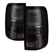 Ford 04-08 F150 Smoke Tinted LED Tube Style Rear Tail Brake Lights Lamps Set (for: Ford)
