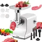 Meat Grinder Electric 2800W Max Meat Mincer with Stainless Steel 2 Blades&3 P...