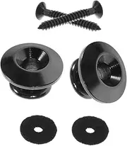 JEWEDECO Style to Your Guitars 2pcs Metal Mushroom Head Strap Buckle Easy to Install for Acoustic and Electric