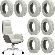 [Generic] Luggage Wheel Protector, Protective Luggage Wheel Cover, Anti-Noise Covers Silicone Protector Covers, 8X Suitcase Wheels Protective