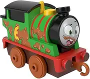 Thomas & Friends Fisher Price Mud Run Percy Push-Along Toy Train for Kids Ages 3+