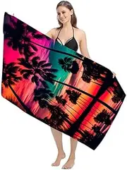 Adults Beach Towel Microfibre Beach Towel Speed Dry Beach Towel Swimming Bath Towel(Style 1)