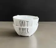 Rae Dunn Salt & Pepper Mini Prep Bowls / Pinch Bowls - Farmhouse Brand New