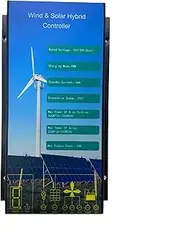 BAOJUHUIKANG 30A Mini Wind Turbine Generator Controller,IP67 Waterproof 12V/24V Automatic Controller for 400W/500W/600W Wind Turbine System