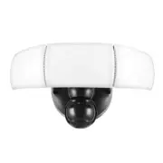 MaxDetect 240° Black Motion Sensor Wired Outdoor 3-Head LED Security Flood Light