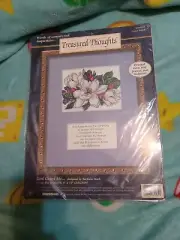 Dimensions 1997 Treasured Thoughts God Grant Me Counted Cross Stitch Kit 72434