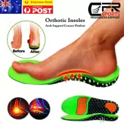 Orthotic Insoles Arch Support Flat Foot High Plantar Feet Fasciitis Pad Insert T