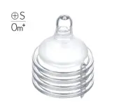Simba New Mother's Touch Wide Neck Cross Hole Anti-Colic Nipple S 4 Pcs 0-3ms