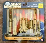 Space Voyagers. NASA Manned Vehicles. Redstone, Atlas, Titan, Saturn V, Shuttle.