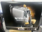 Breville Nespresso Creatista Plus Coffee Espresso Machine, Brushed Stainless NEW