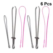 /6 Rope Threader Elastic Tool for Threading Sewing Inserter