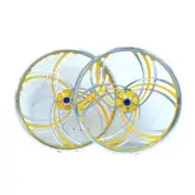 Pair of 20" Bicycle Mag Wheels Set 6 Spoke Yellow For GT Dyno Haro + Express