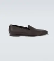 [Manolo Blahnik] Manolo Blahnik Leather loafers AU 9.5 brown