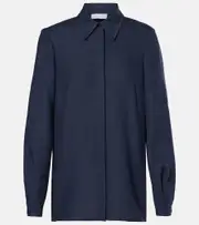 [Gabriela Hearst] Gabriela Hearst Delmer linen top AU 6 blue