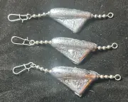 Pappy’s 1oz. Keel Weights with Duo Lock Snap 3 Pack
