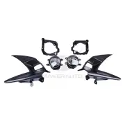 For 16-20 Lexus GS F-Sport Model Cree LED Fog Light Bumper Lamp Mount Bezel
