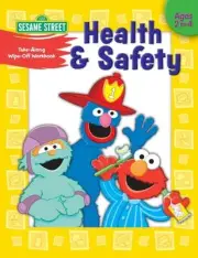 SESAME STREET Reuseable Wipe Off Activity Work book Elmo Cookie Monster Big Bird