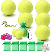 Homsor Snake Repellent Pet Safe 10 Pack Powerful Snake Away Repellent for Outdoors Indoor Yard House Camping Lawn Natural Snake Be Gone Balls to Keep Snakes Away from Your Family