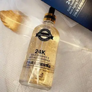 【Elizecosmo】24K黃金 逆齡精華液 100mL(高效的醫美修護+奢華金箔抗老)