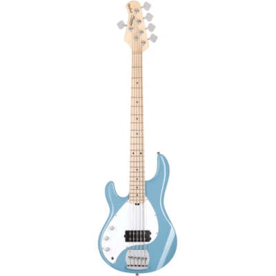 Sterling RAY5LH-CHB-M1 StingRay Ray5 Series Left Handed 5-String Electric Bass,