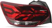 Tail Light Rear Lamp, Stylish Rear Tail Light, Rugged Tail Light Assembly Rear Lamps Replacement for MK3 2021 Onwards (Left: 265557573R)
