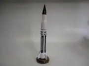 Ground-Based Interceptor Missile Desktop Mahogany Kiln Dry Wood Model Small New